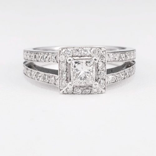 Square Diamond Ring