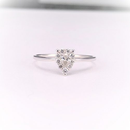Diamond Pear Ring