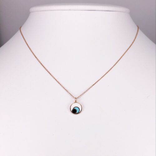 14ct Rose Gold Pendant with Chain