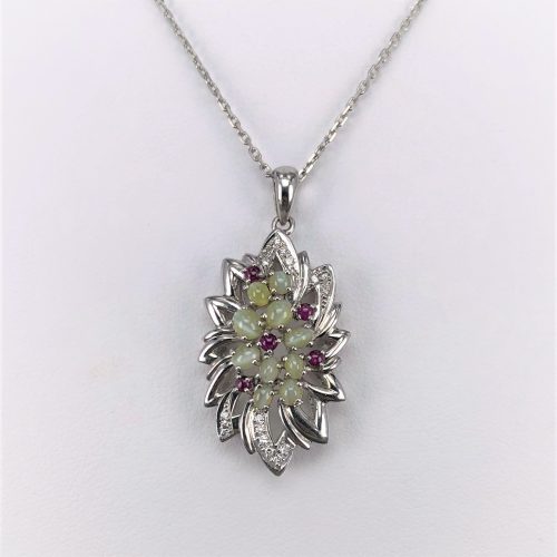 Platinum Pendant and Chain