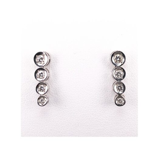 Platinum and Diamond Earrings